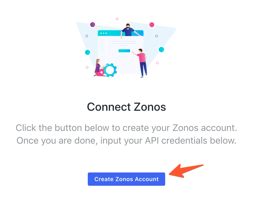 Connect zones in Zonos Dashboard.